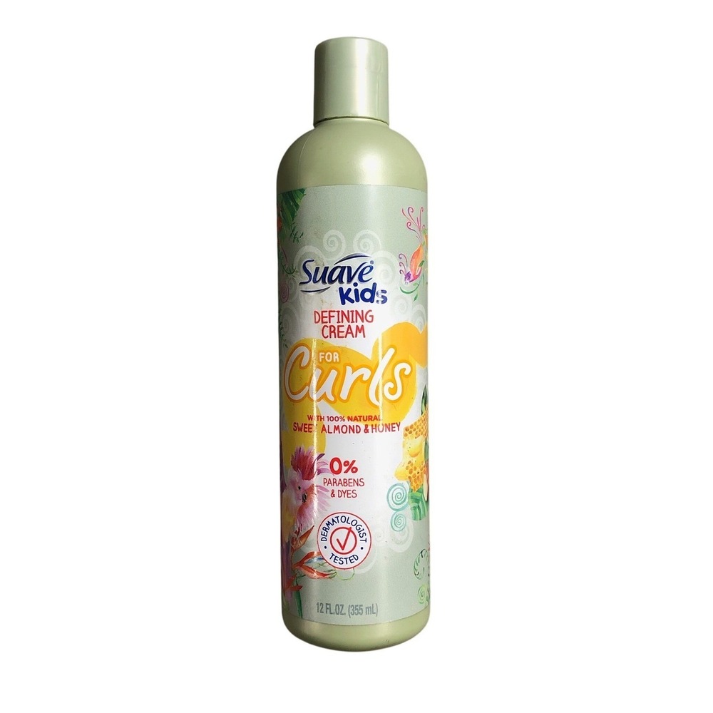 Suave Kids Curly Defining Cream‎ Sweet Almond Honey 12 oz